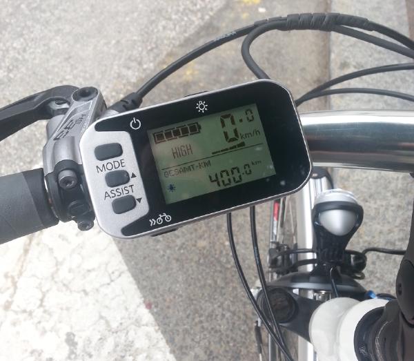 I primi 400 km e-bike